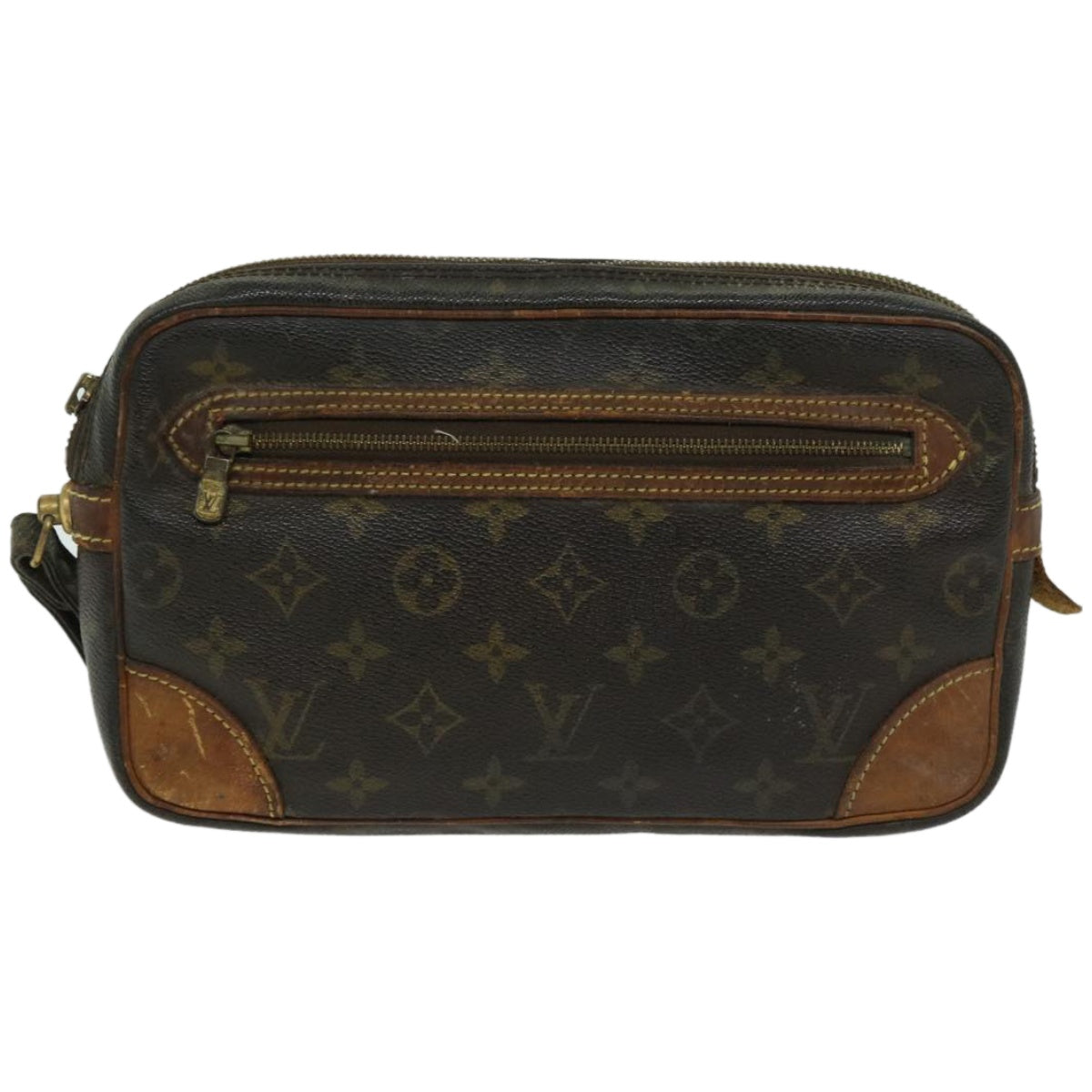 LOUIS VUITTON Monogram Marly Dragonne GM Clutch Bag M51825 LV Auth bs12194