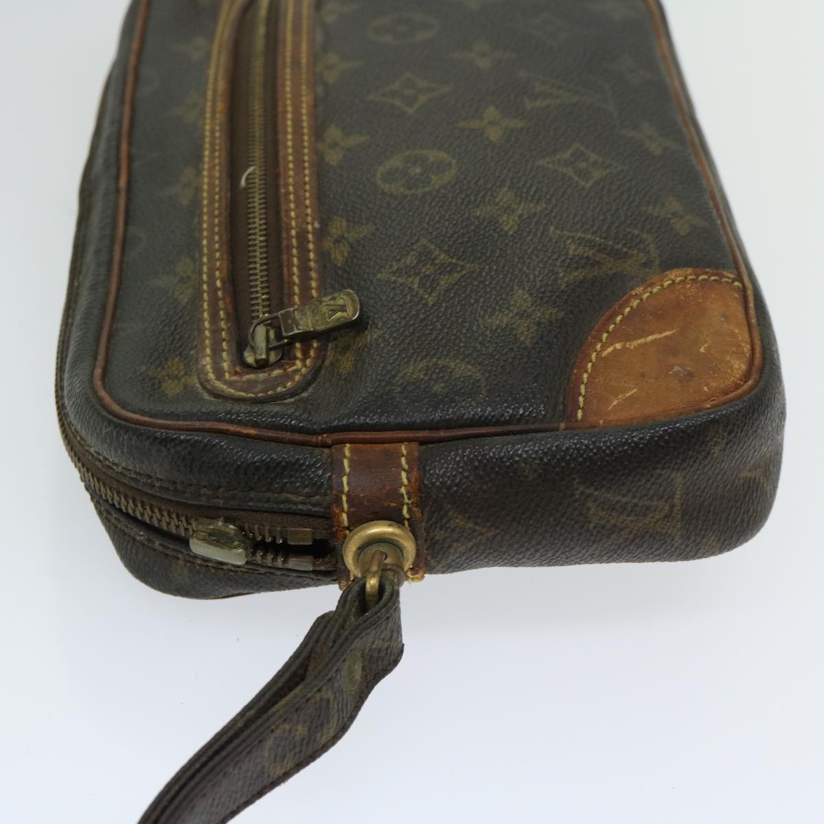 LOUIS VUITTON Monogram Marly Dragonne GM Clutch Bag M51825 LV Auth bs12194