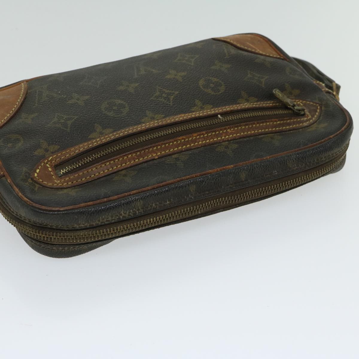 LOUIS VUITTON Monogram Marly Dragonne GM Clutch Bag M51825 LV Auth bs12194