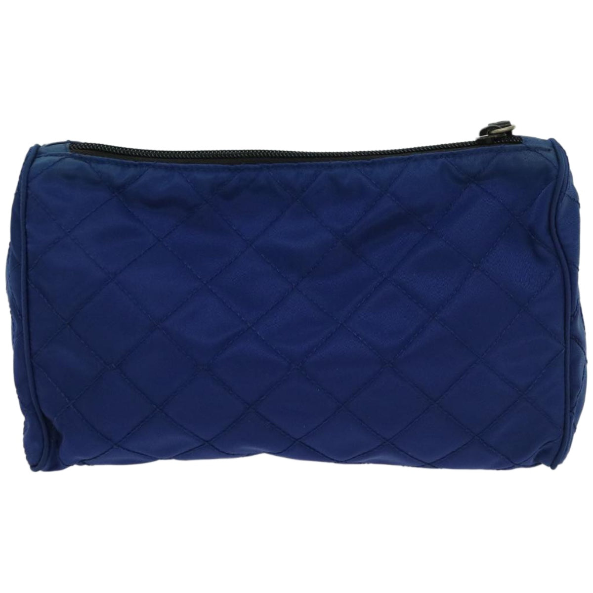 PRADA Quilted Pouch Nylon Blue Auth bs12207