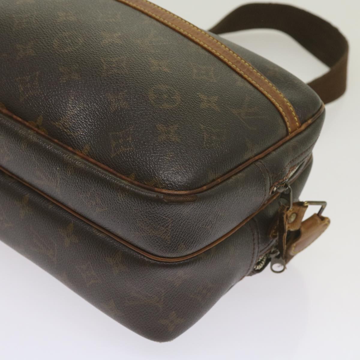 LOUIS VUITTON Monogram Reporter PM Shoulder Bag M45254 LV Auth bs12230