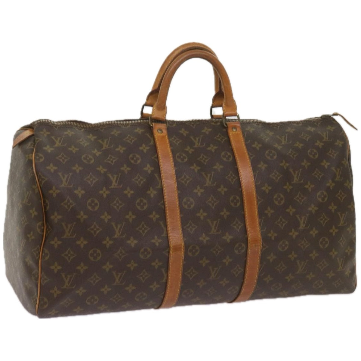 LOUIS VUITTON Monogram Keepall 50 Boston Bag Vintage M41426 LV Auth bs12239