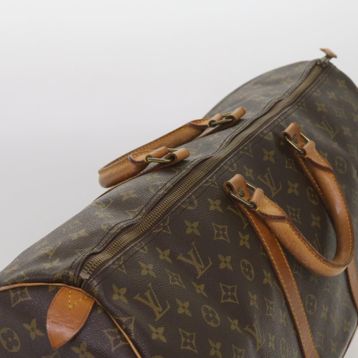 LOUIS VUITTON Monogram Keepall 50 Boston Bag Vintage M41426 LV Auth bs12239