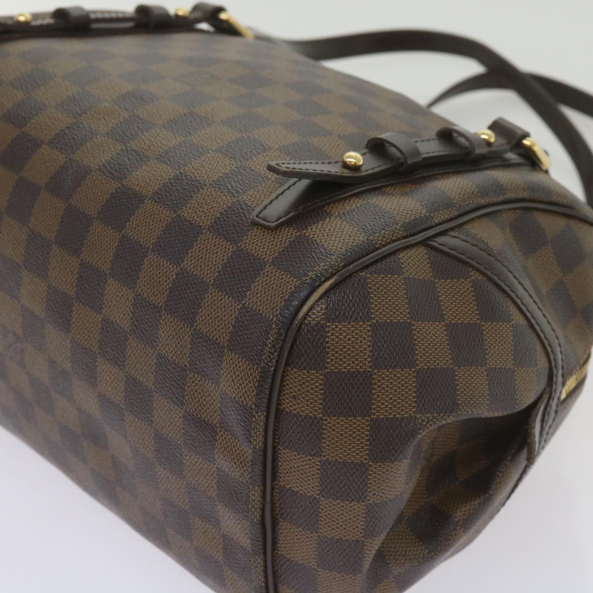 LOUIS VUITTON Damier Ebene Rivington GM Hand Bag N41158 LV Auth bs12247