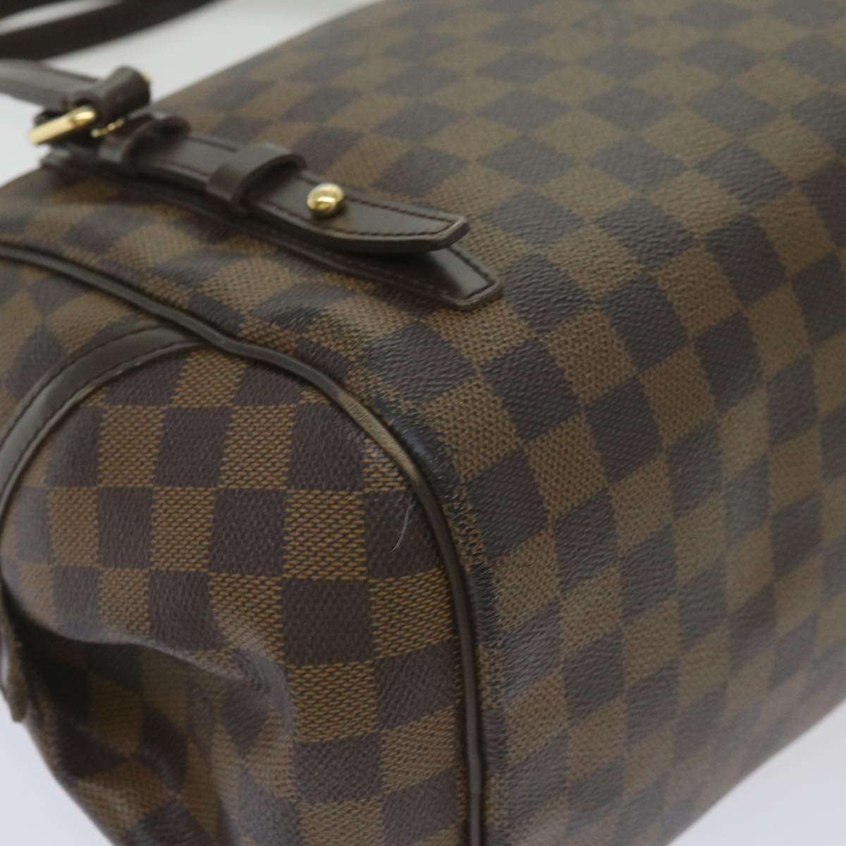 LOUIS VUITTON Damier Ebene Rivington GM Hand Bag N41158 LV Auth bs12247