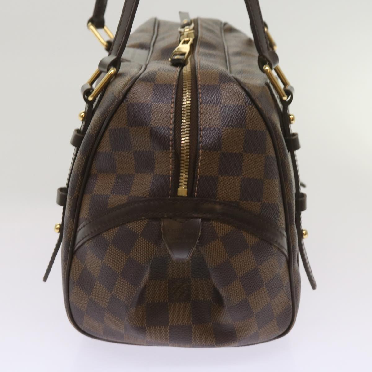 LOUIS VUITTON Damier Ebene Rivington GM Hand Bag N41158 LV Auth bs12247