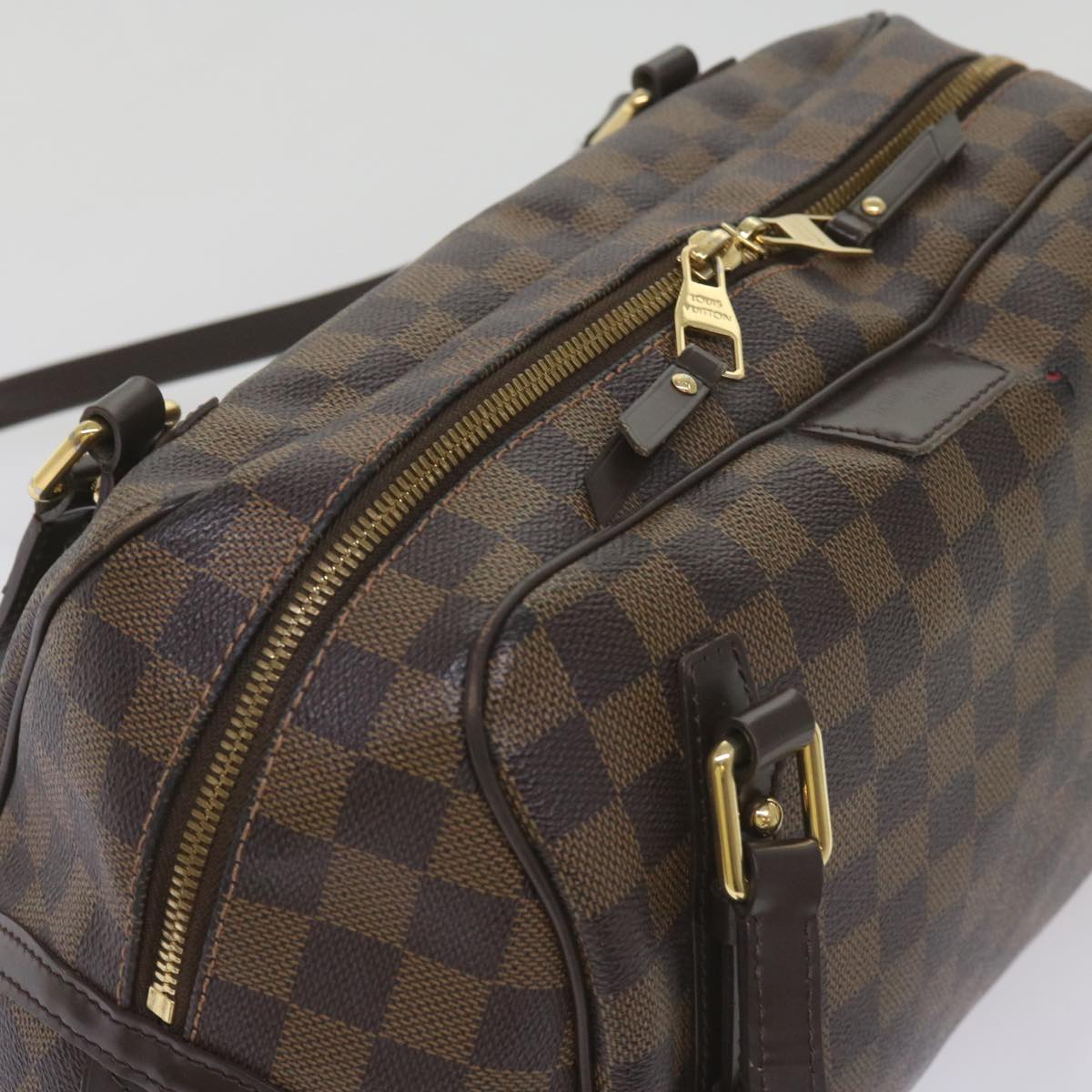 LOUIS VUITTON Damier Ebene Rivington GM Hand Bag N41158 LV Auth bs12247