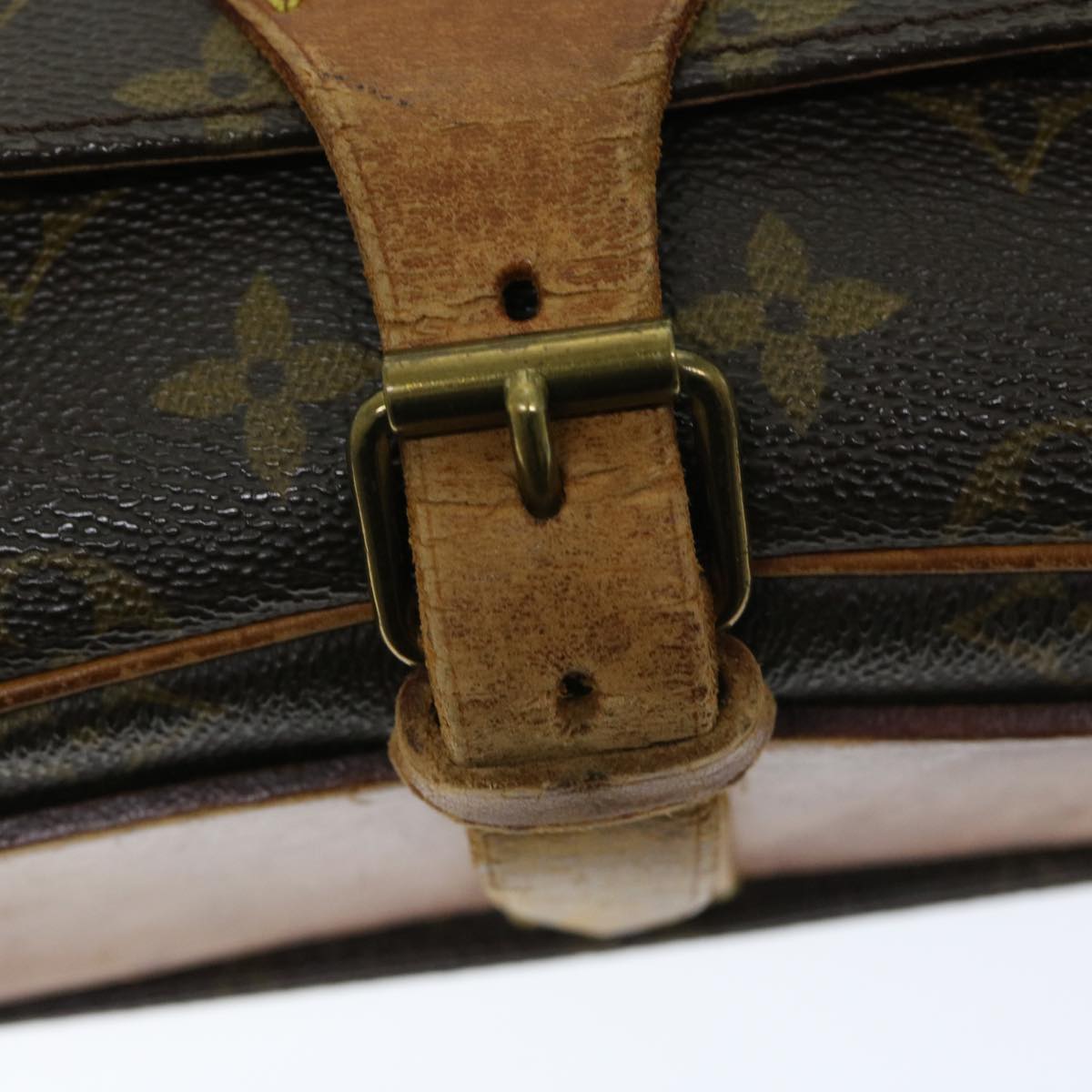 LOUIS VUITTON Monogram Cartouchiere MM Shoulder Bag M51253 LV Auth bs12255