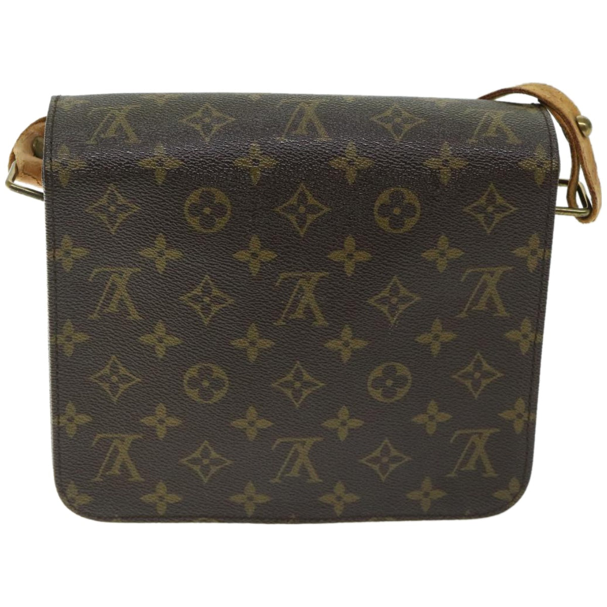 LOUIS VUITTON Monogram Cartouchiere MM Shoulder Bag M51253 LV Auth bs12255