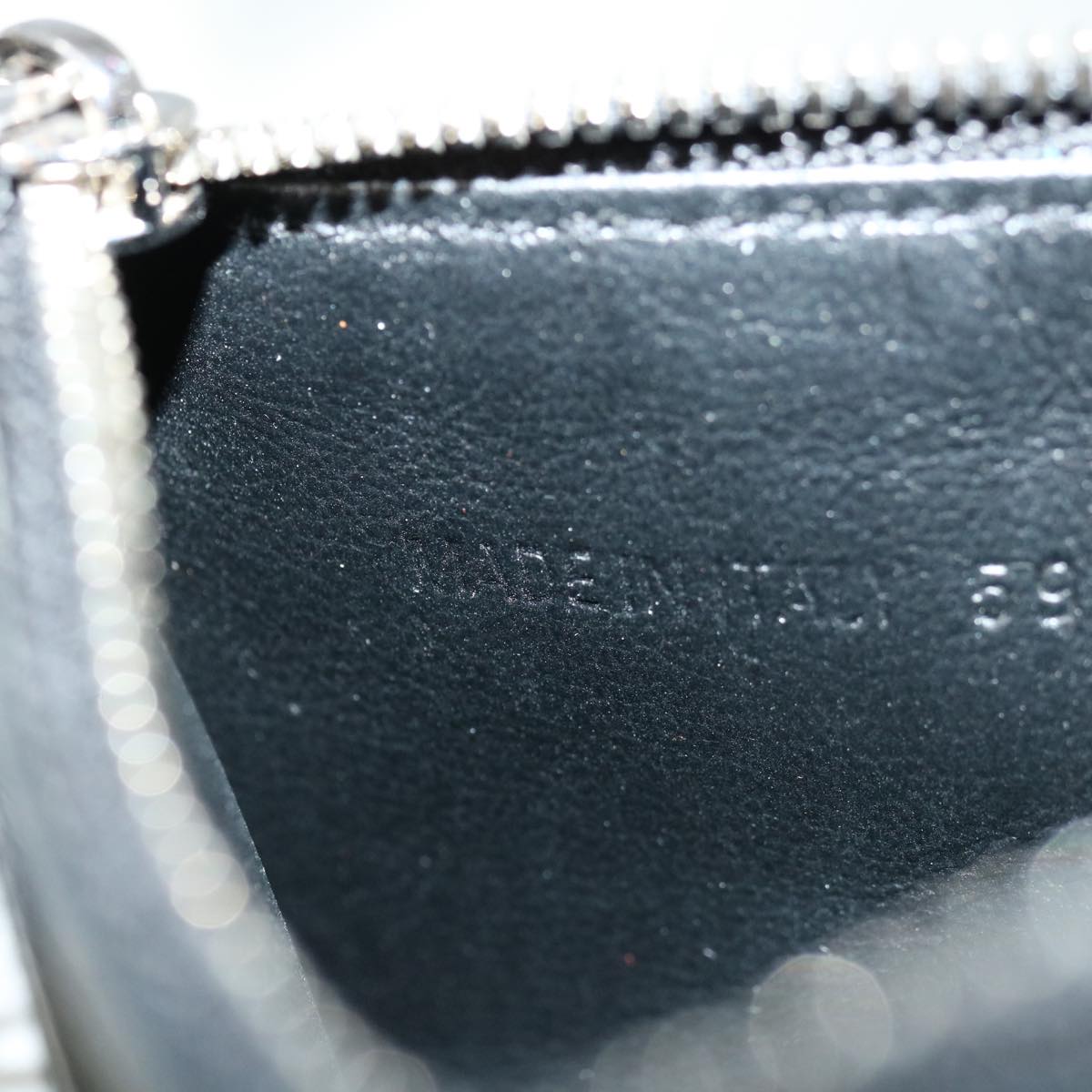 BALENCIAGA Coin Purse Leather Black 594548 Auth bs12284