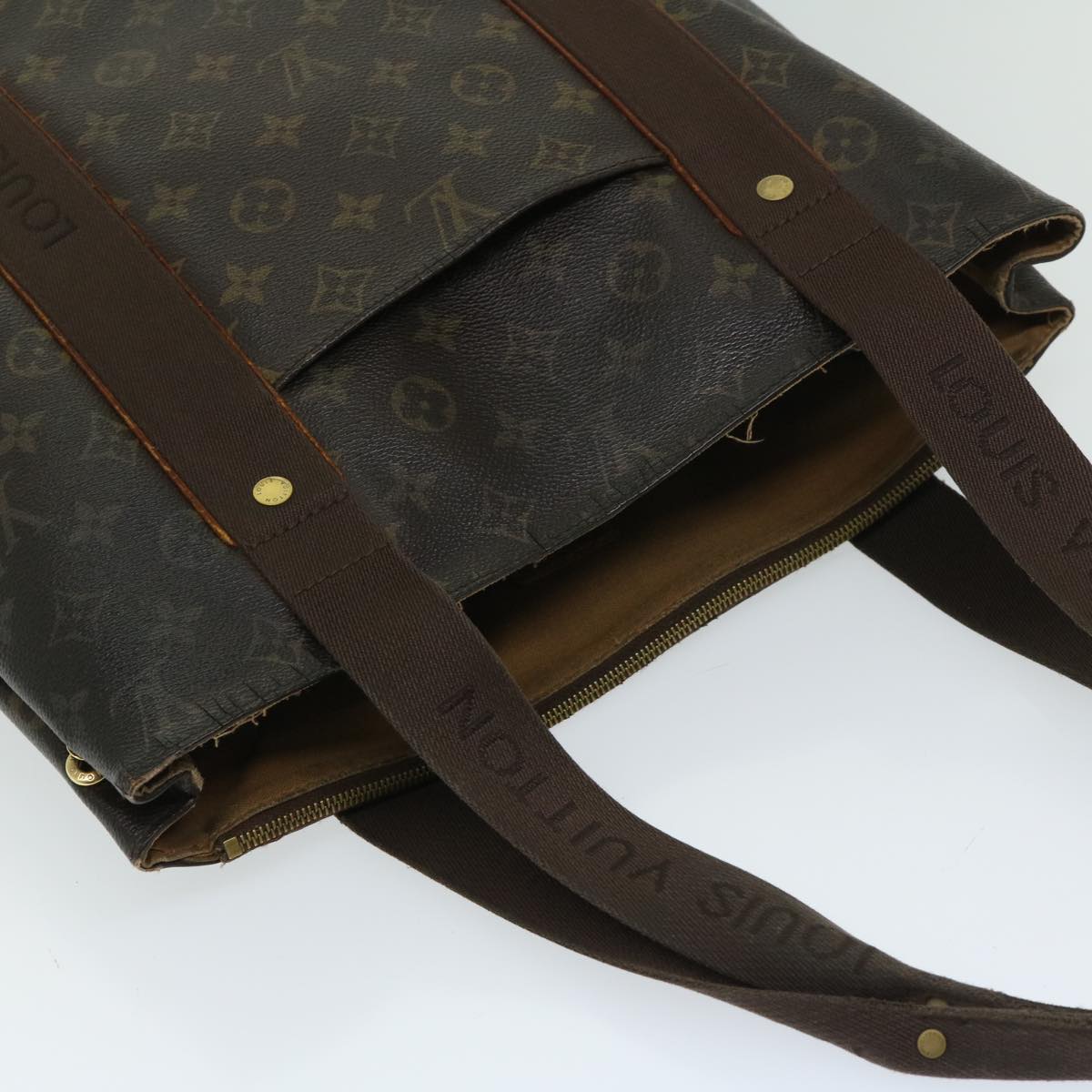 LOUIS VUITTON Monogram Cabas Bobul Tote Bag M53013 LV Auth bs12300