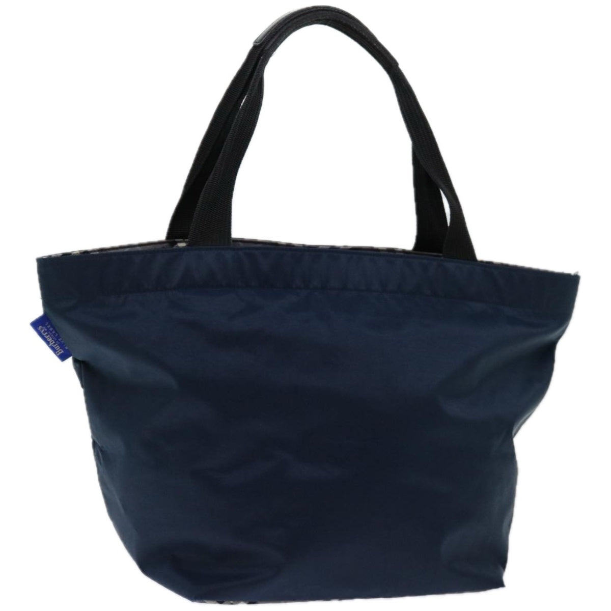 Burberrys Blue Label Hand Bag Nylon Navy Auth bs12309