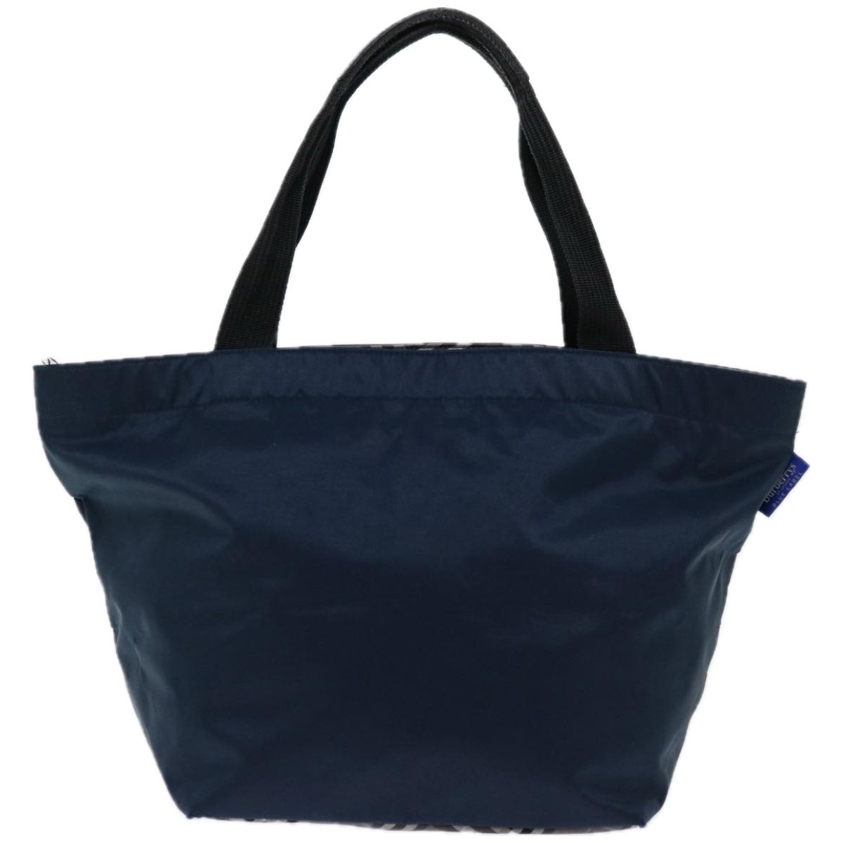 Burberrys Blue Label Hand Bag Nylon Navy Auth bs12309