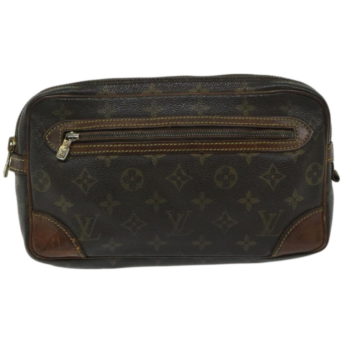 LOUIS VUITTON Monogram Marly Dragonne GM Clutch Bag M51825 LV Auth bs12344