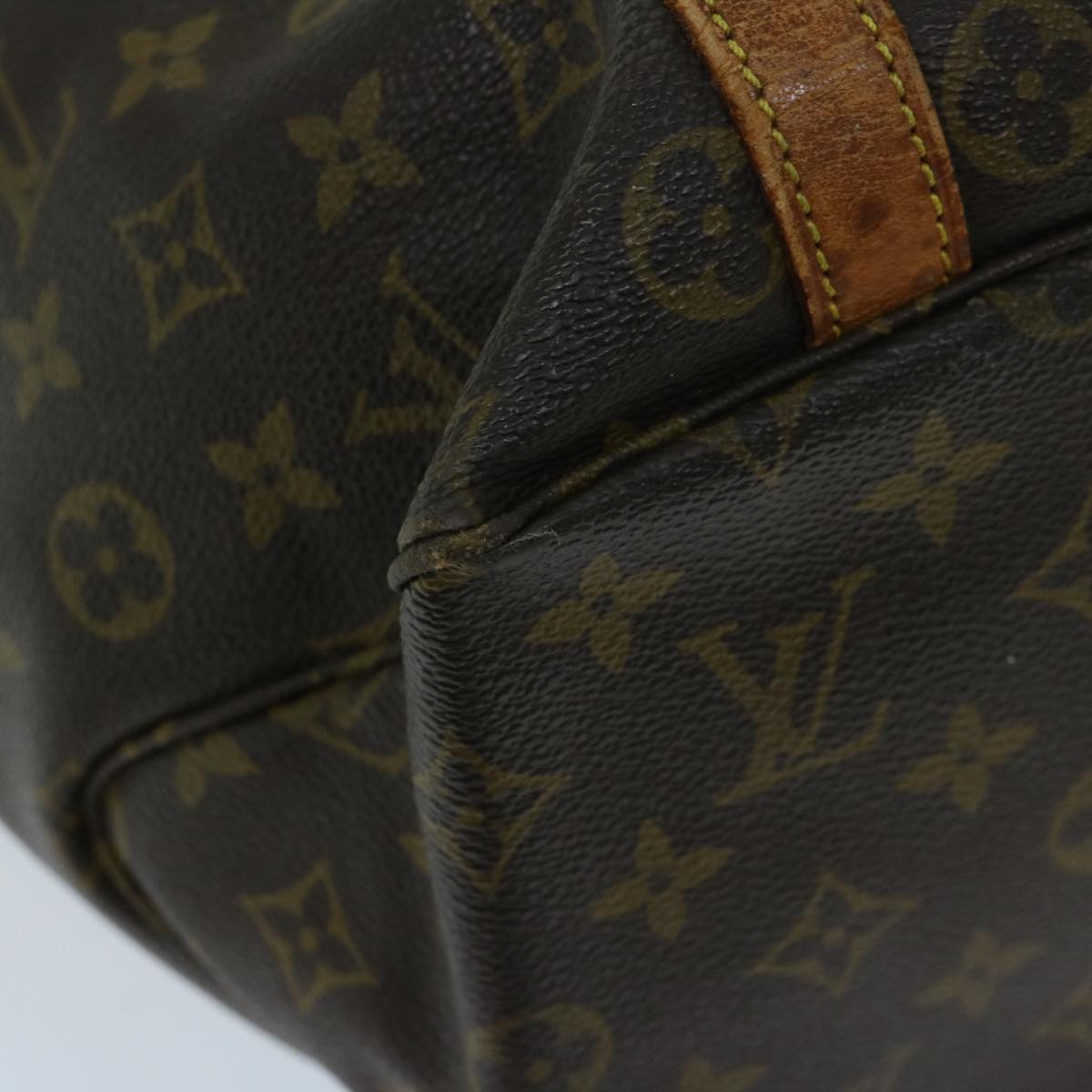 LOUIS VUITTON Monogram Sac Shopping GM Tote Bag M51110 LV Auth bs12359