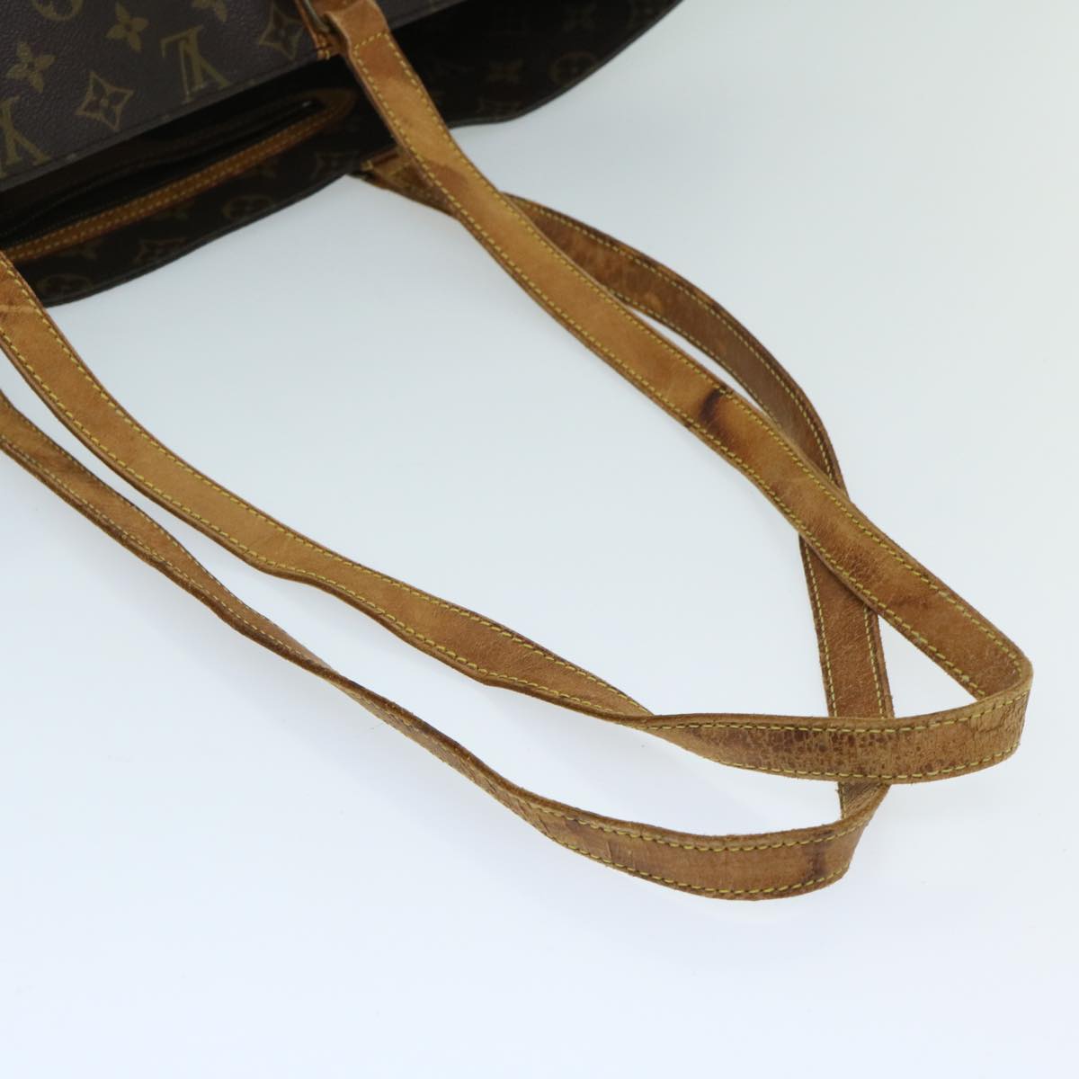 LOUIS VUITTON Monogram Sac Shopping GM Tote Bag M51110 LV Auth bs12359