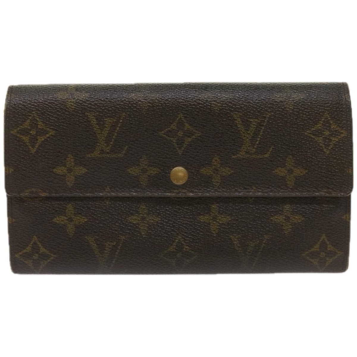 LOUIS VUITTON Monogram Portefeuille Sarah Long Wallet M60531 LV Auth bs12396