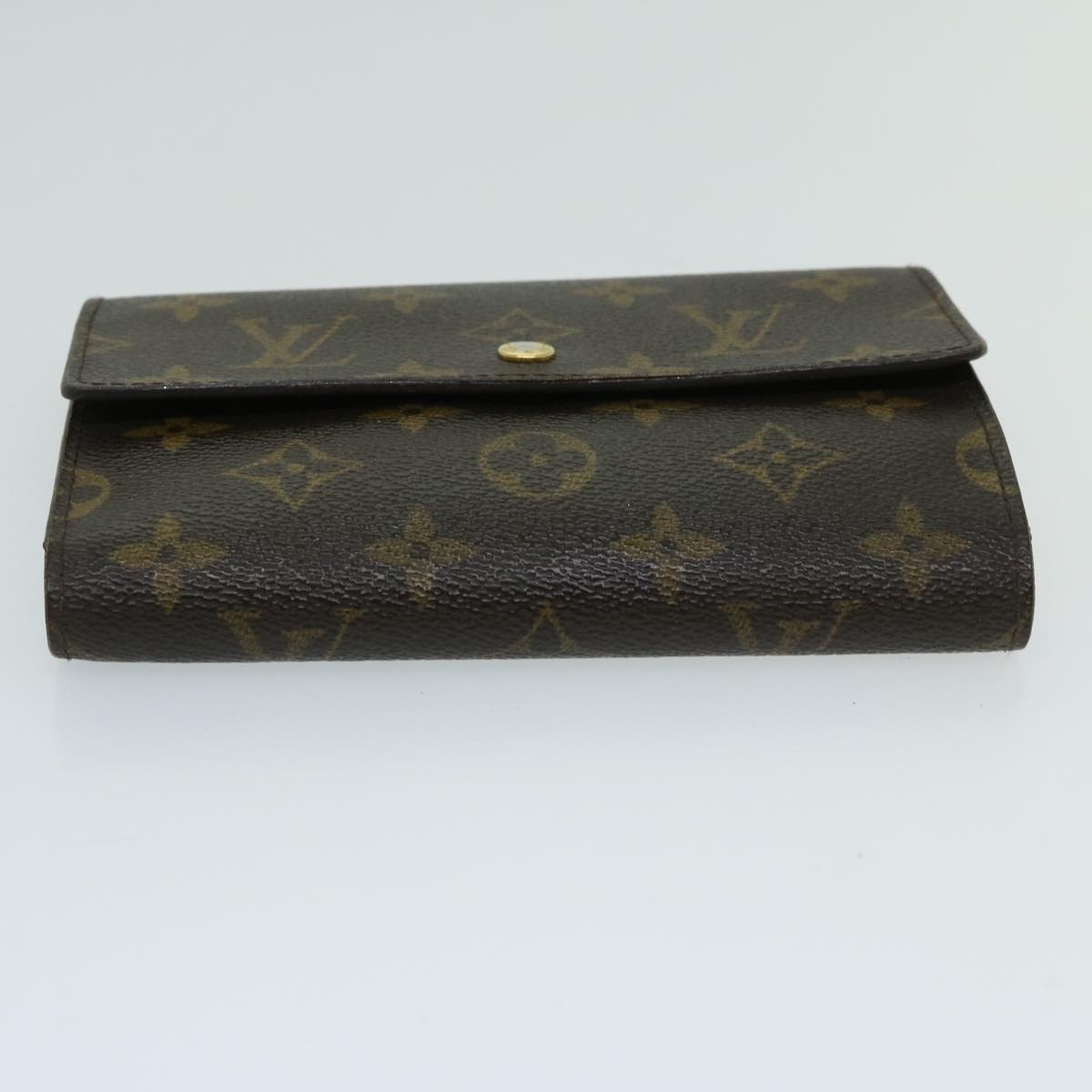 LOUIS VUITTON Monogram Porte Tresor Etui Papie Wallet M61202 LV Auth bs12397