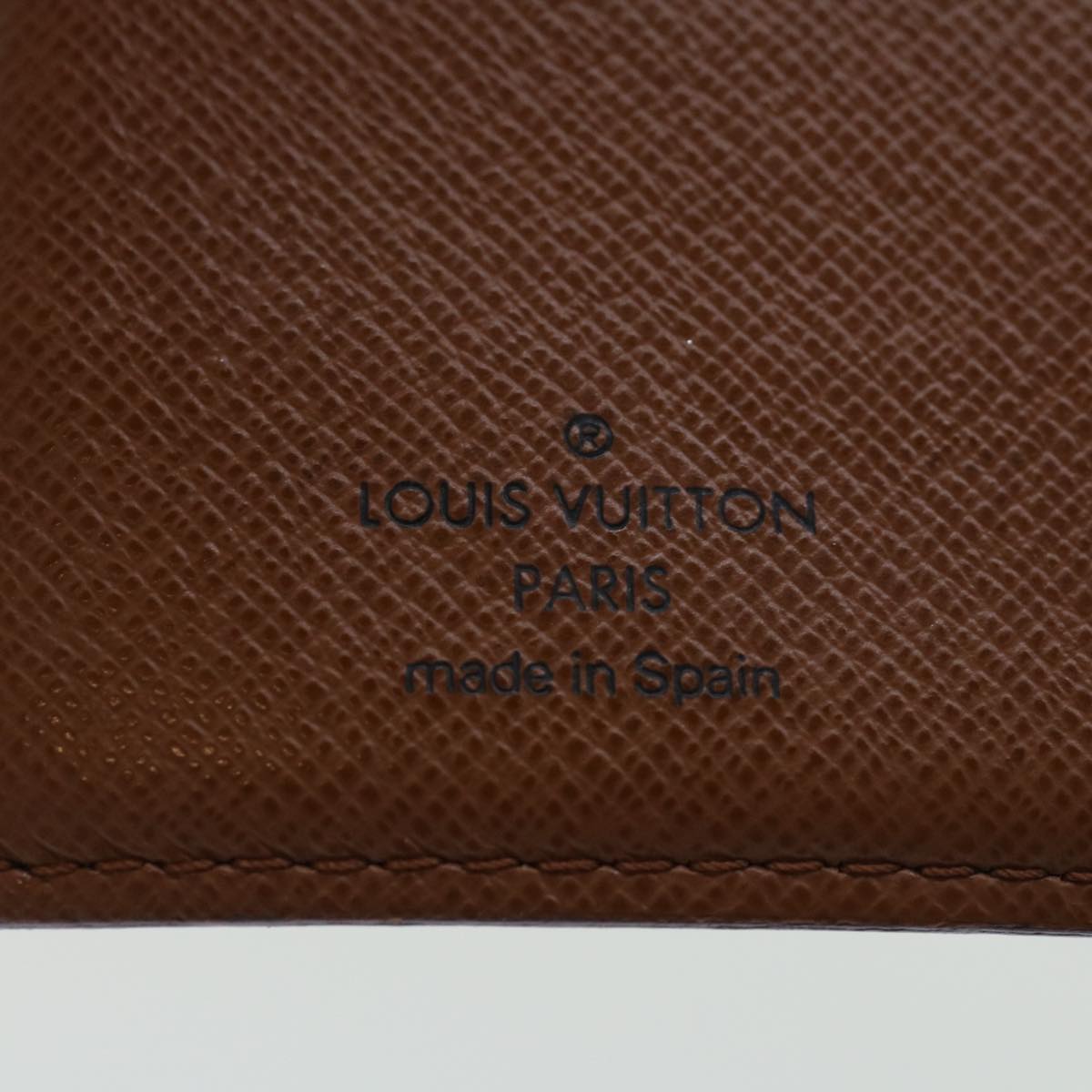 LOUIS VUITTON Monogram Agenda PM Day Planner Cover R20005 LV Auth bs12398