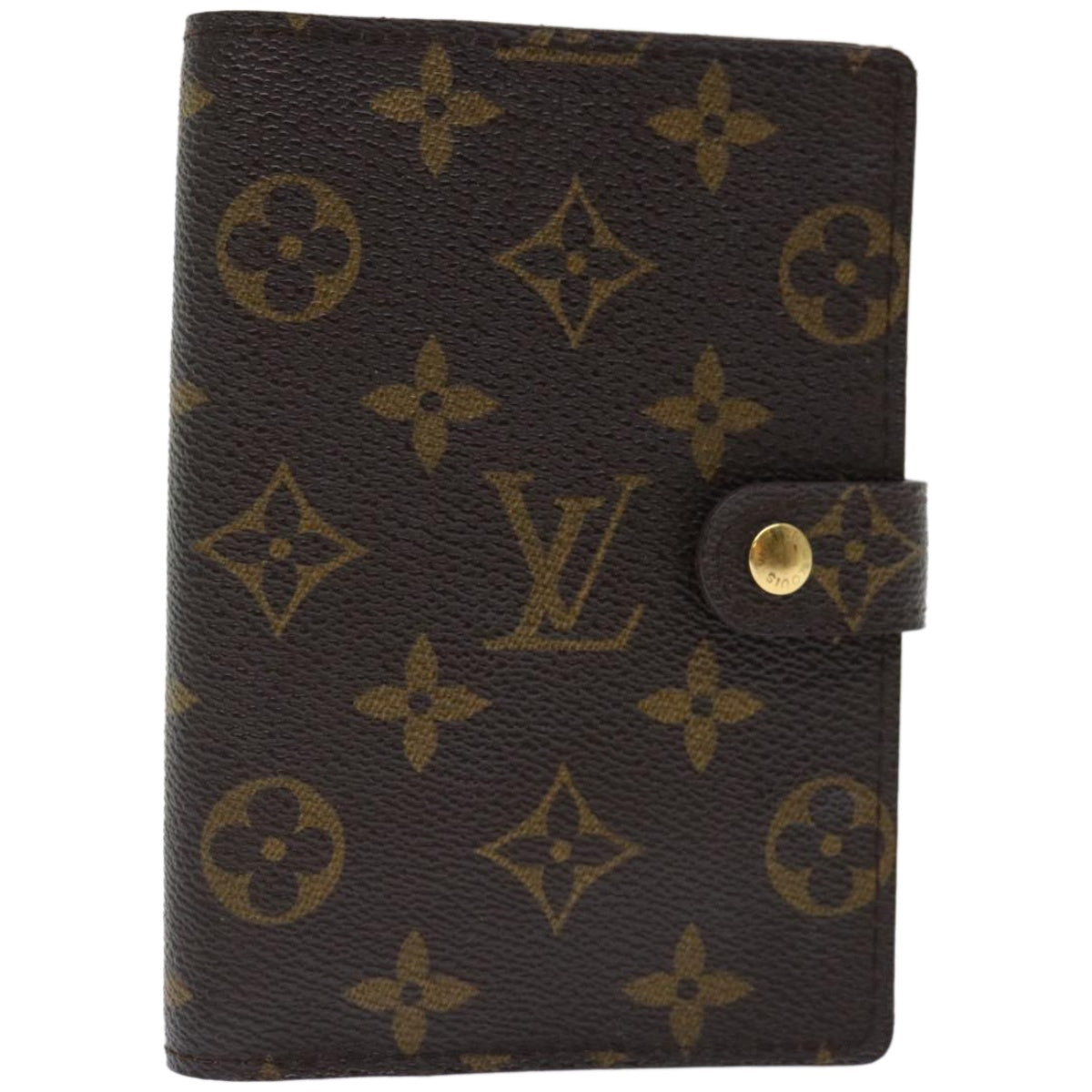 LOUIS VUITTON Monogram Agenda PM Day Planner Cover R20005 LV Auth bs12398