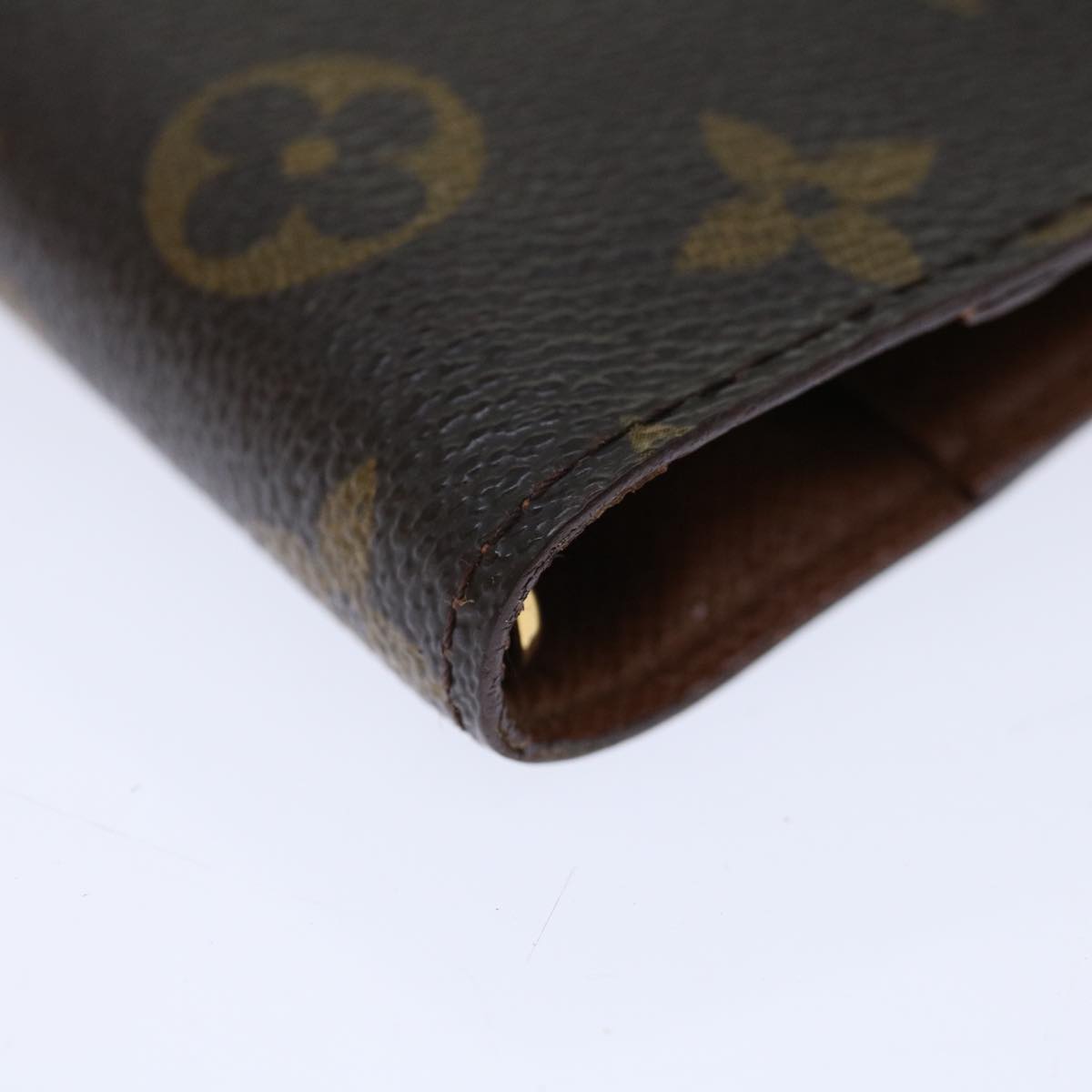 LOUIS VUITTON Monogram Agenda PM Day Planner Cover R20005 LV Auth bs12398