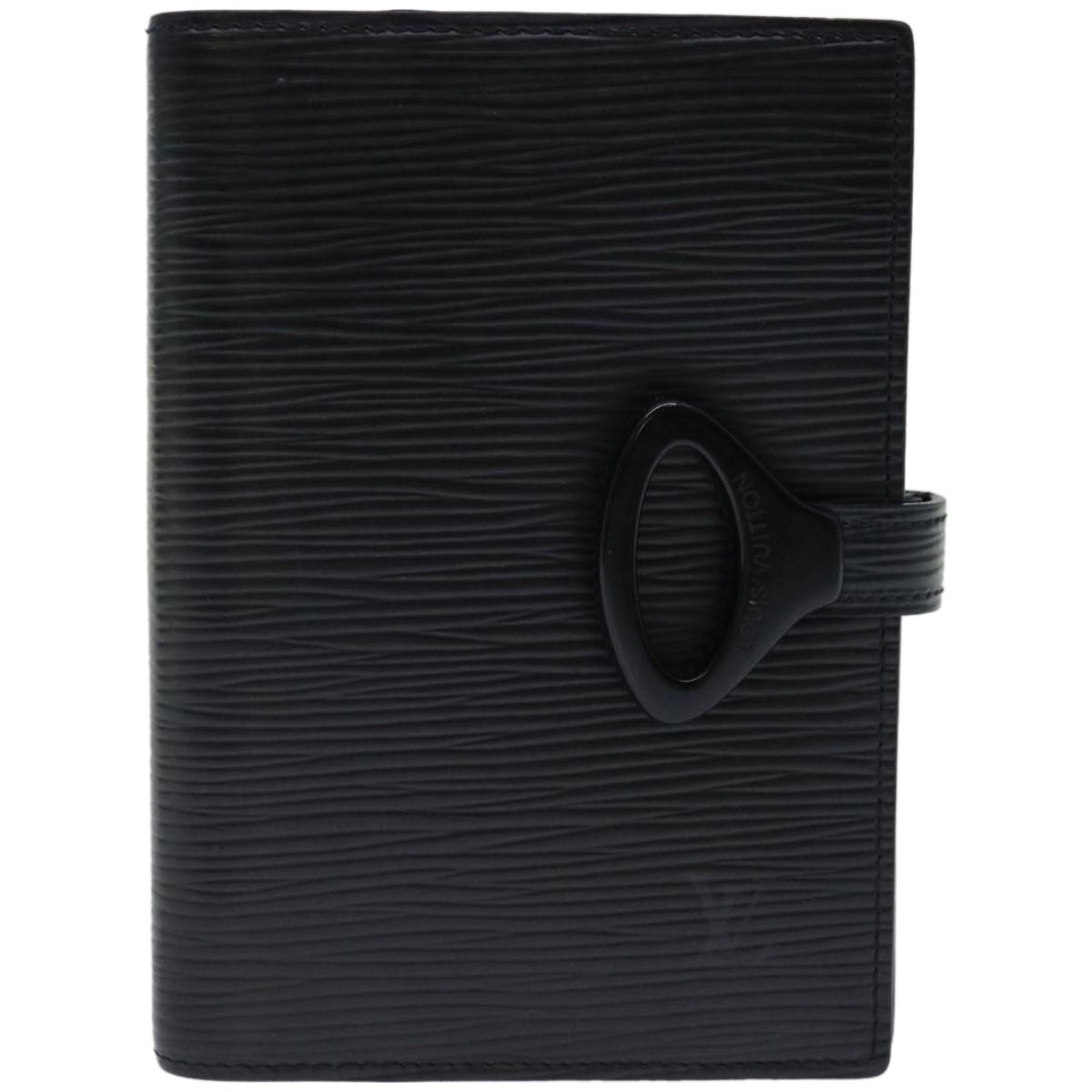 LOUIS VUITTON Epi Z Agenda PM Day Planner Cover Black R20092 LV Auth bs12402