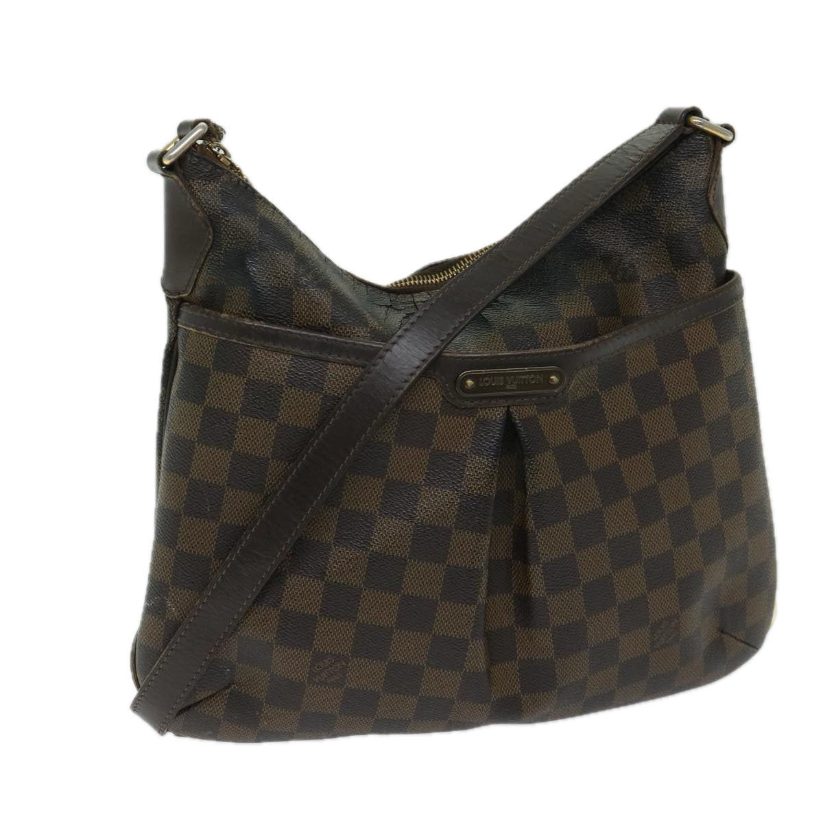 LOUIS VUITTON Damier Ebene Bloomsbury PM Shoulder Bag N42251 LV Auth bs12418