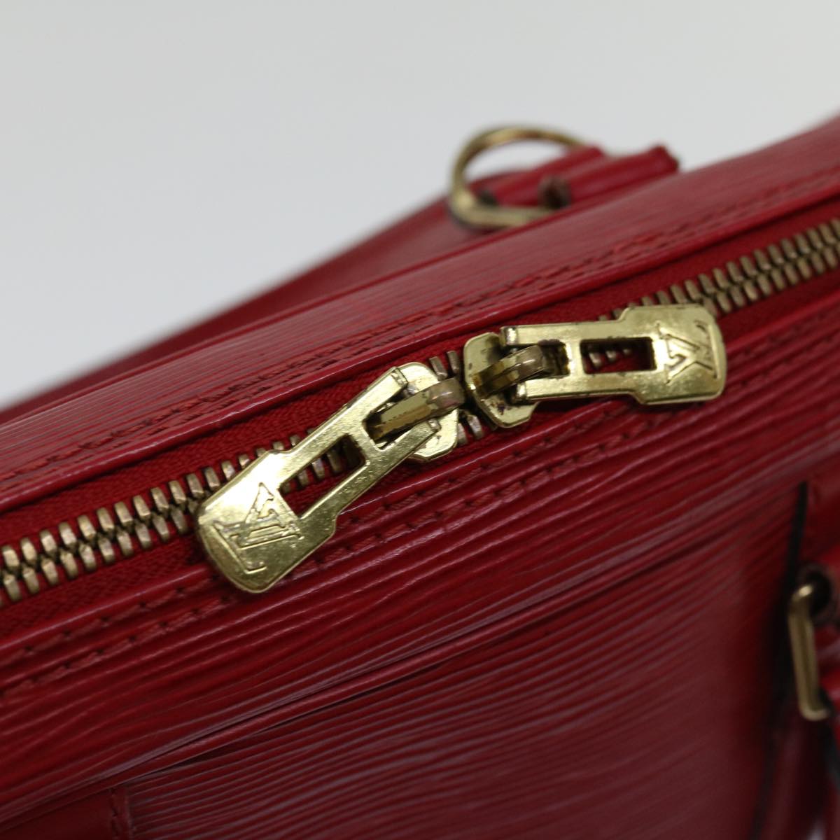 LOUIS VUITTON Epi Porte Documents Voyage Business Bag Red M54477 LV Auth bs12530