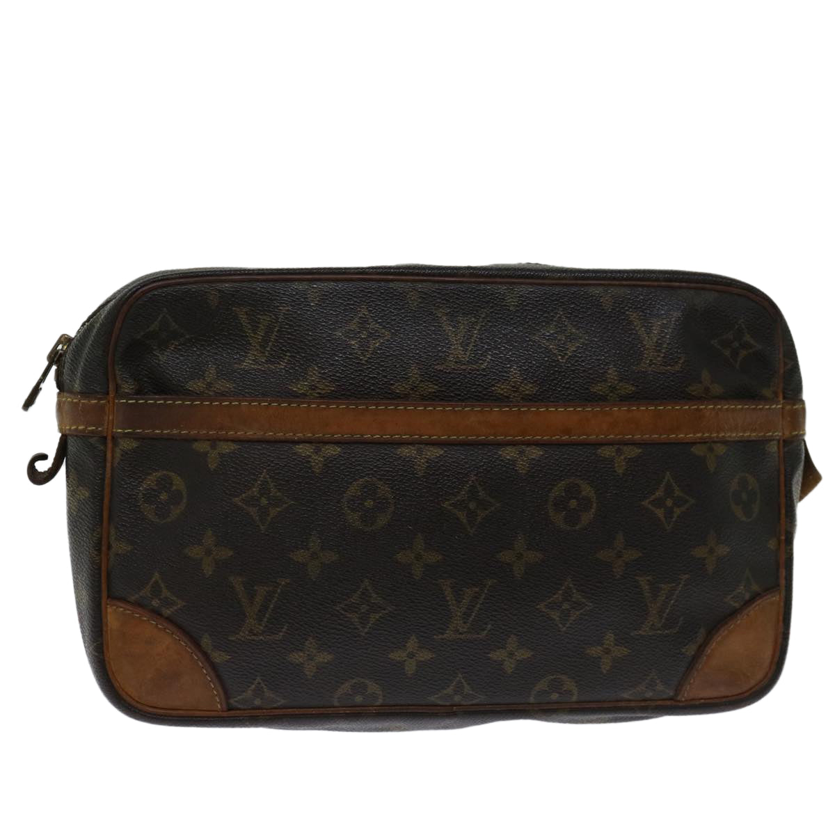 LOUIS VUITTON Monogram Compiegne 28 Clutch Bag M51845 LV Auth bs12567