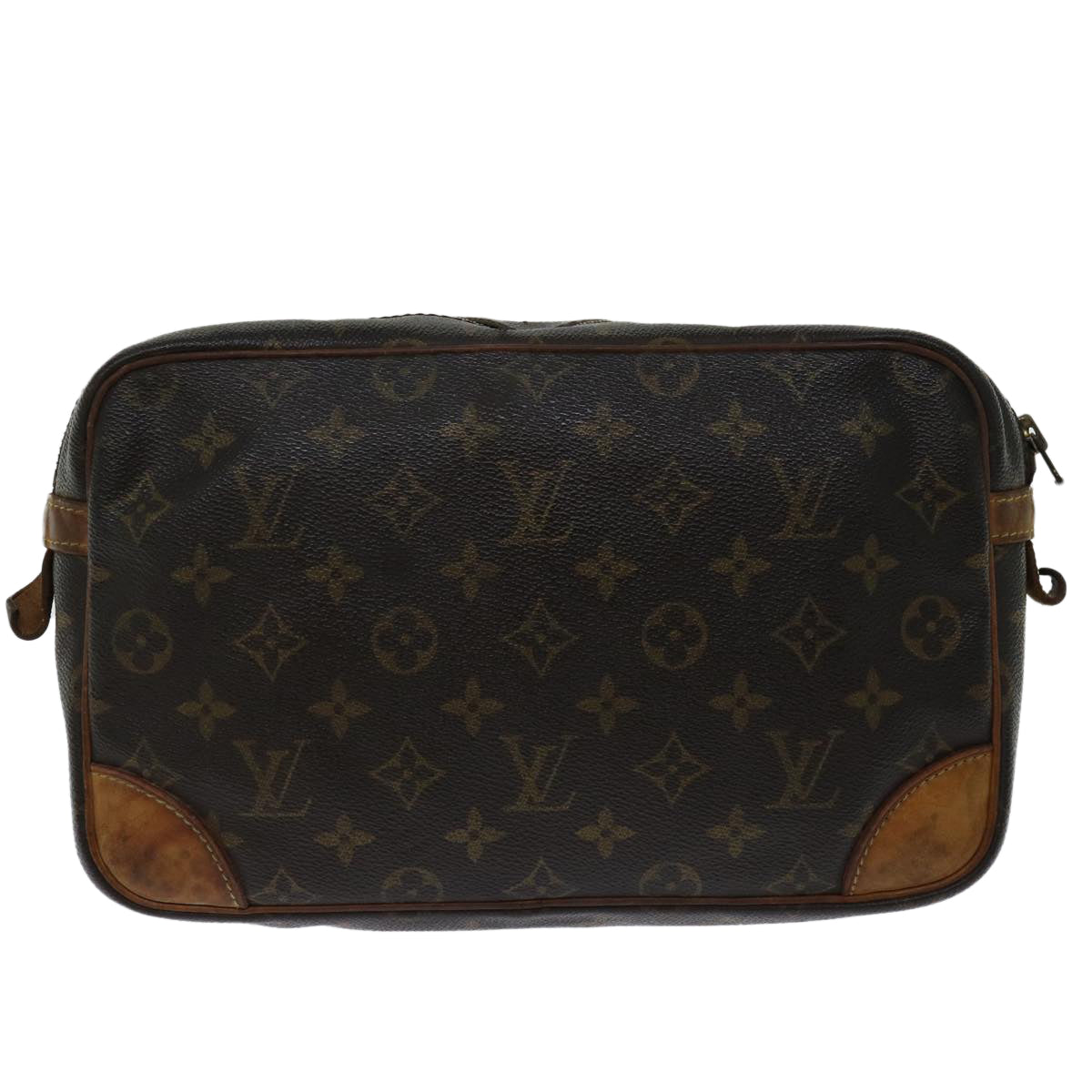 LOUIS VUITTON Monogram Compiegne 28 Clutch Bag M51845 LV Auth bs12567