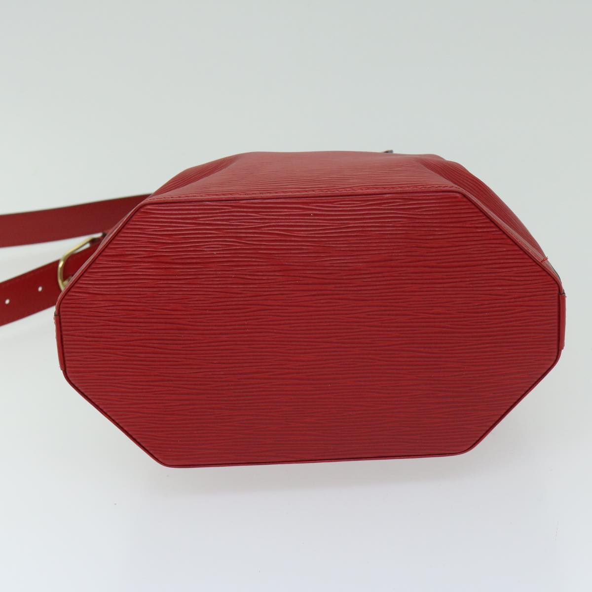 LOUIS VUITTON Epi Sac Depaule PM Shoulder Bag Red M80207 LV Auth bs12596