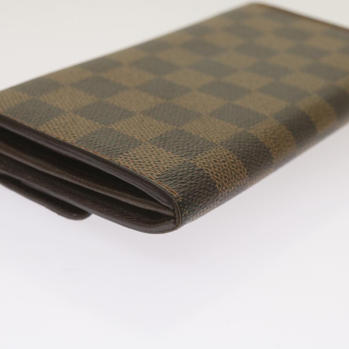 LOUIS VUITTON Damier Ebene Portefeuille Sarah Long Wallet N61734 LV Auth bs12647