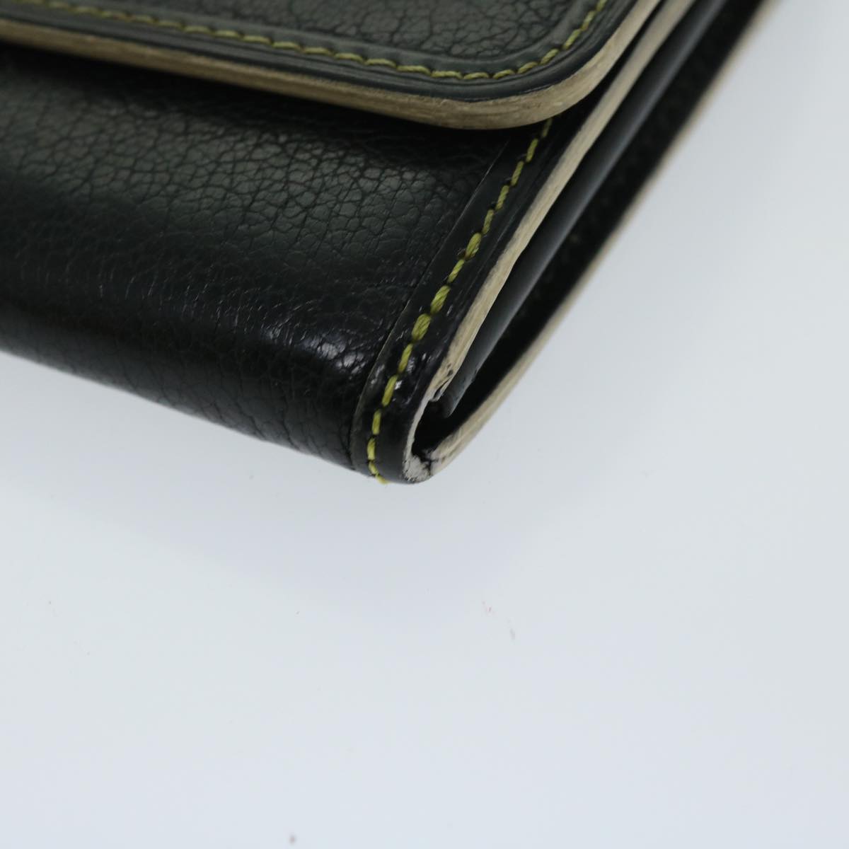 LOUIS VUITTON Suhari Portefeuille Favot Long Wallet Noir M95645 LV Auth bs12650