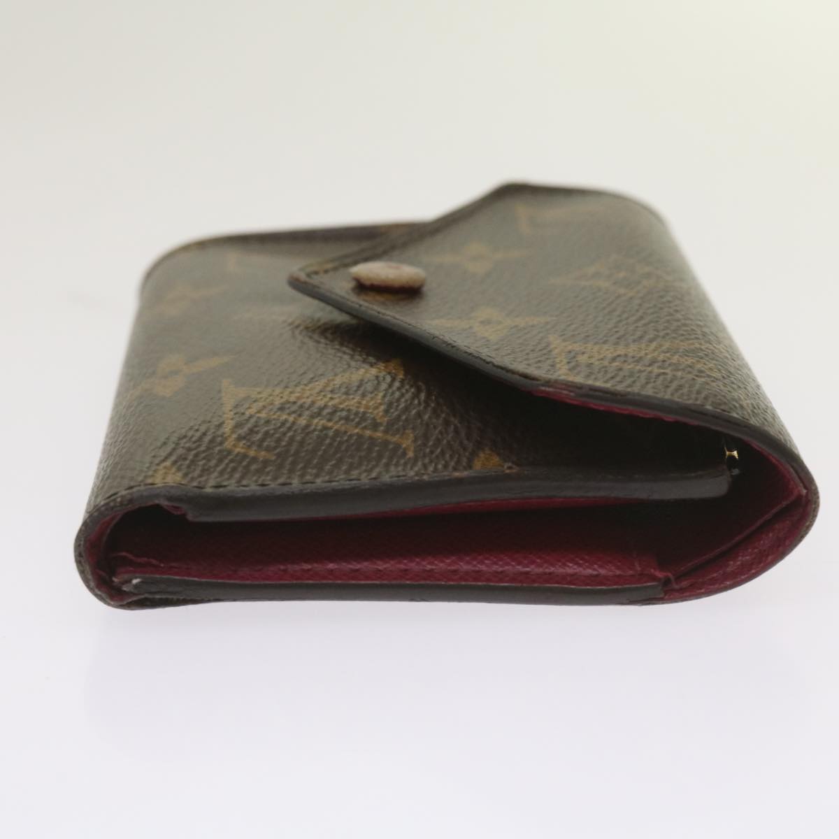 LOUIS VUITTON Portefeuille Victorine Trifold Wallet Fuchsia M41938 Auth bs12651