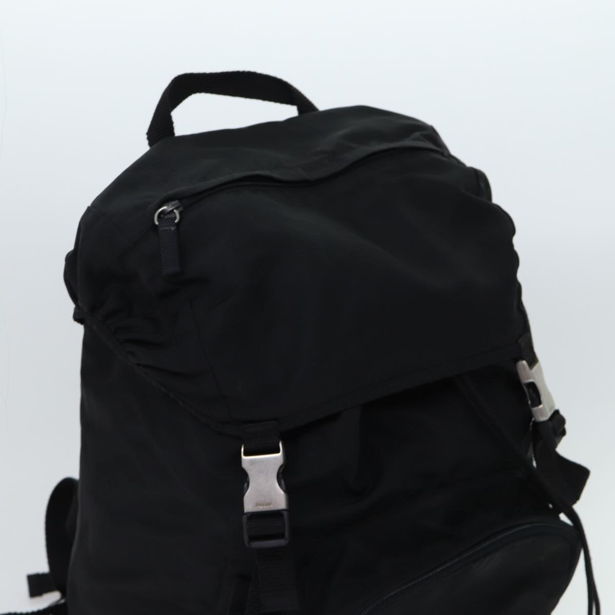 PRADA Backpack Nylon Black Auth bs12816