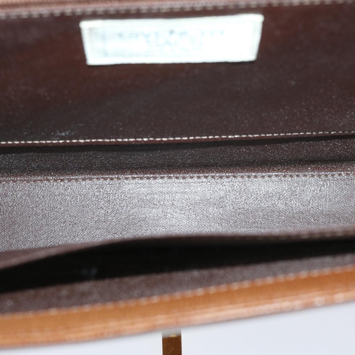 GIVENCHY Shoulder Bag Leather Brown Auth bs12855