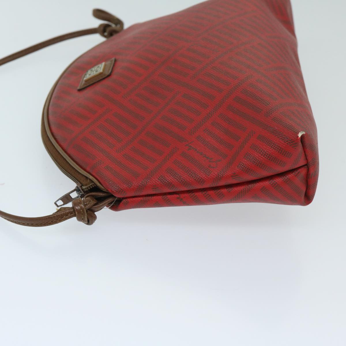 GIVENCHY Shoulder Bag PVC Leather Red Auth bs12917