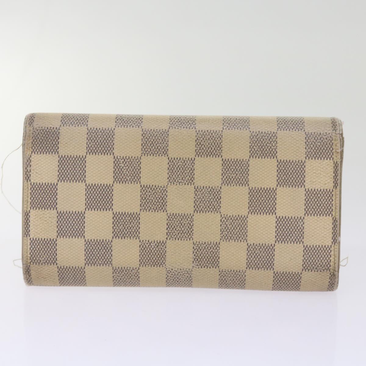 LOUIS VUITTON Damier Azur Wallet 5Set LV Auth bs12983