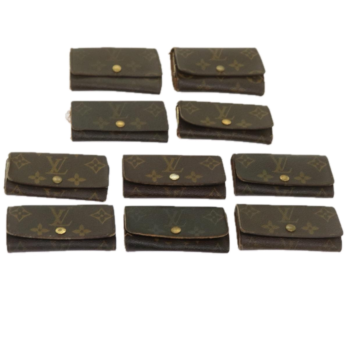 LOUIS VUITTON Monogram Key Case 10set LV Auth bs12994