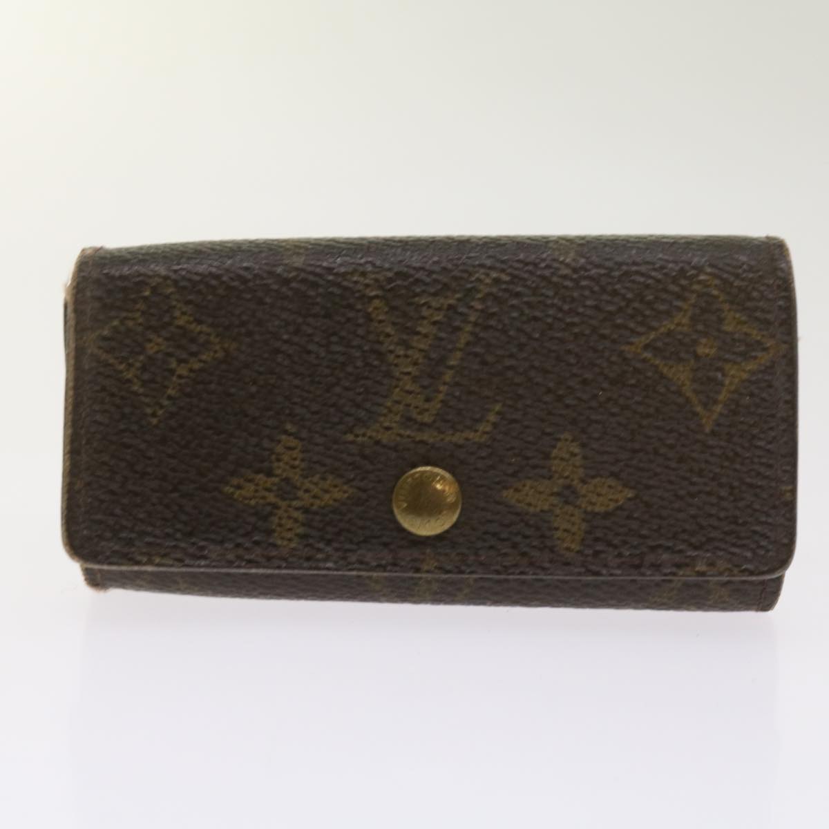 LOUIS VUITTON Monogram Key Case 10set LV Auth bs12994