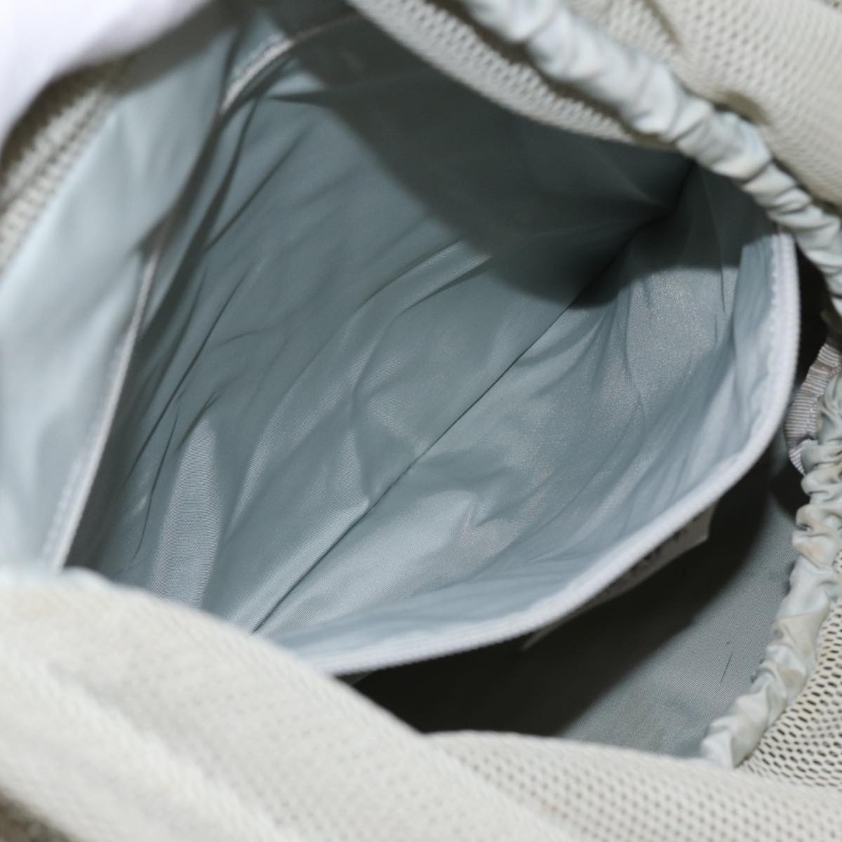 CHANEL Sports Line Tote Bag Canvas Gray CC Auth bs13030