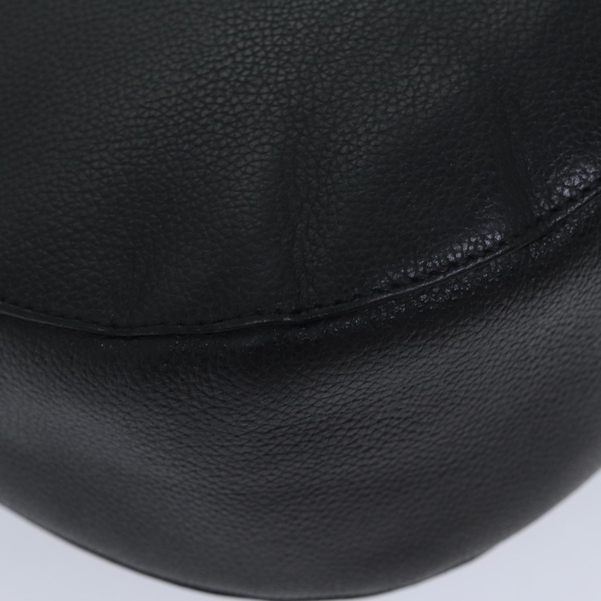 GIVENCHY Shoulder Bag Leather Black Auth bs13197