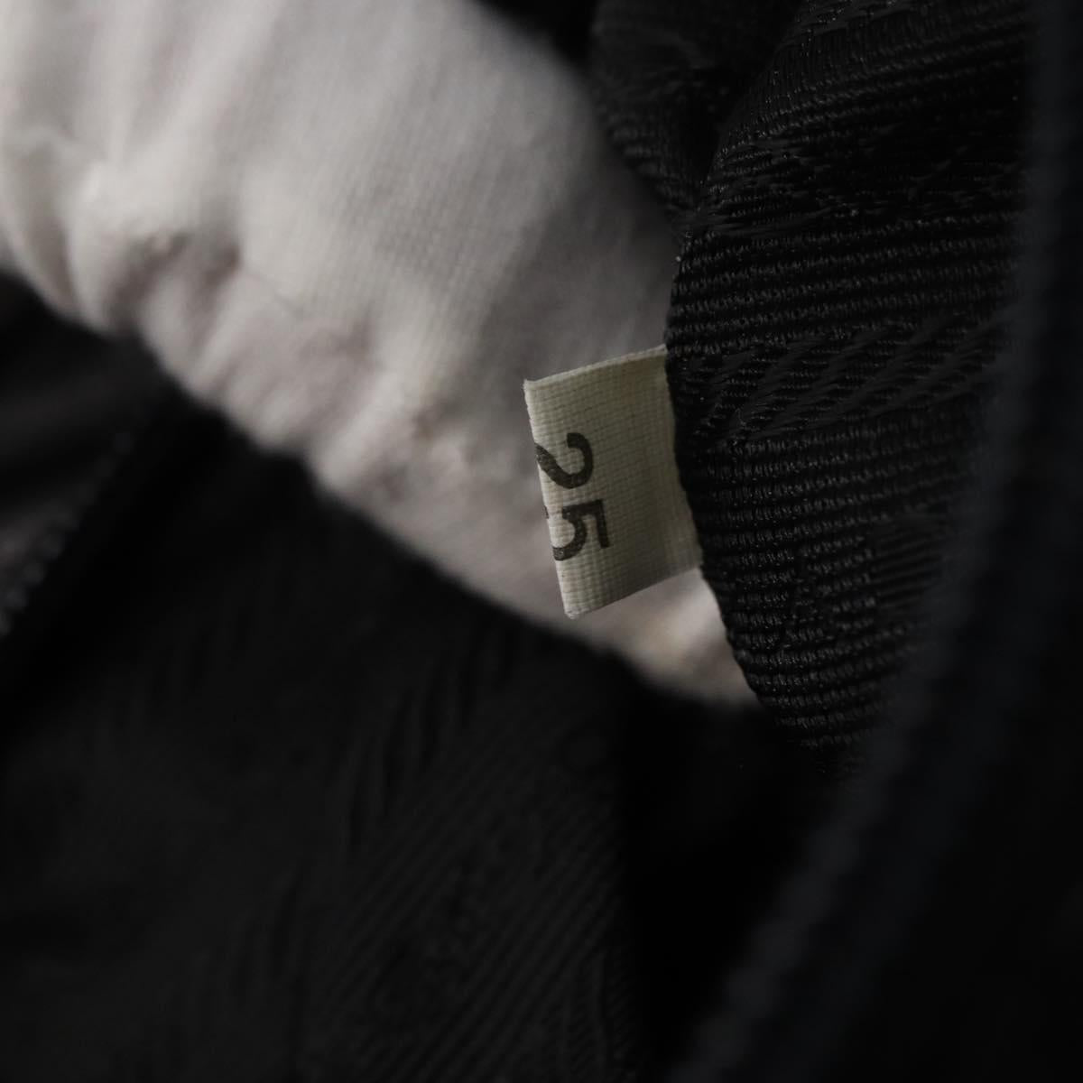 PRADA Hand Bag Nylon Black Auth bs13283