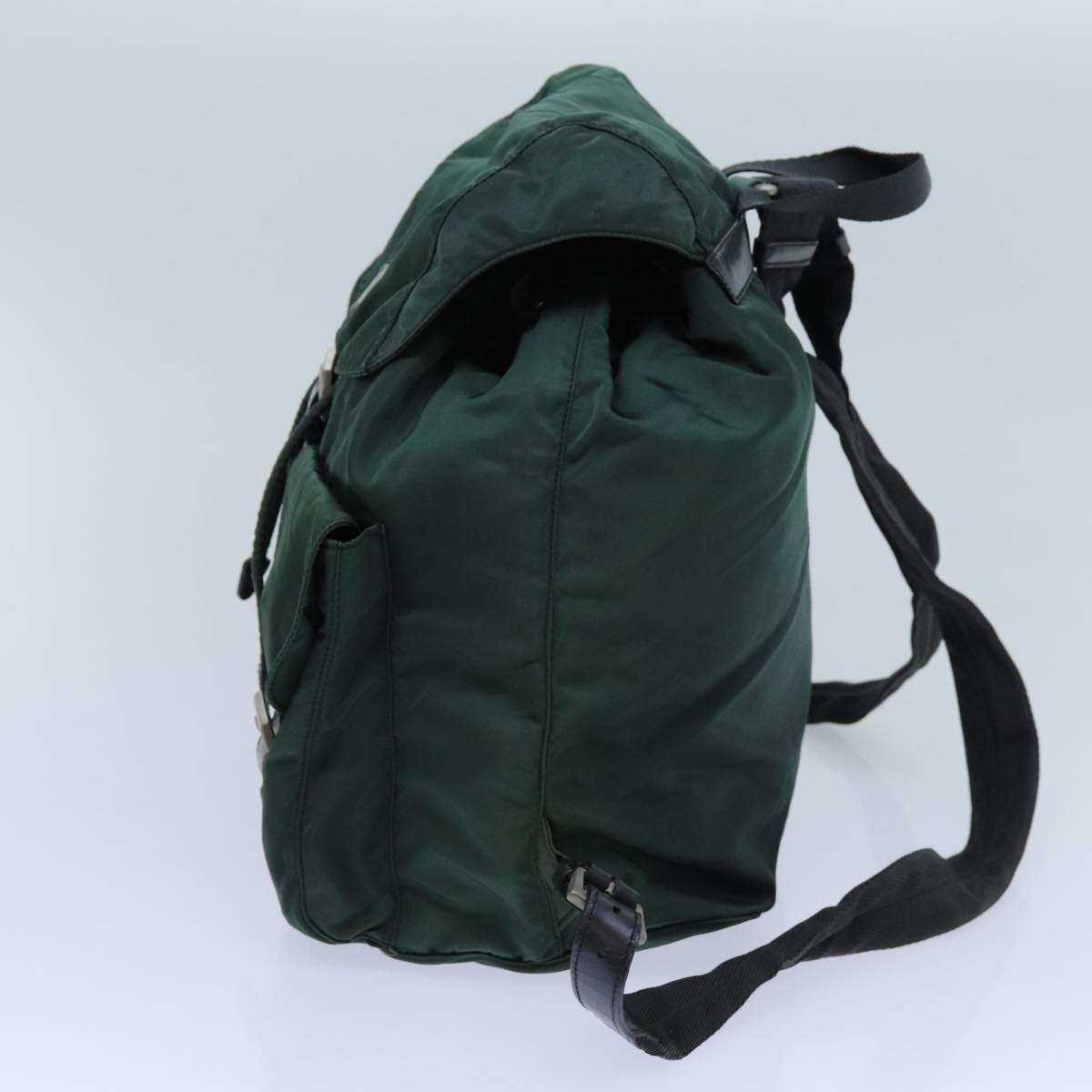 PRADA Backpack Nylon Green Auth bs13563