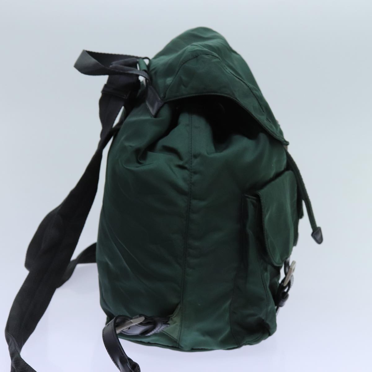 PRADA Backpack Nylon Green Auth bs13563