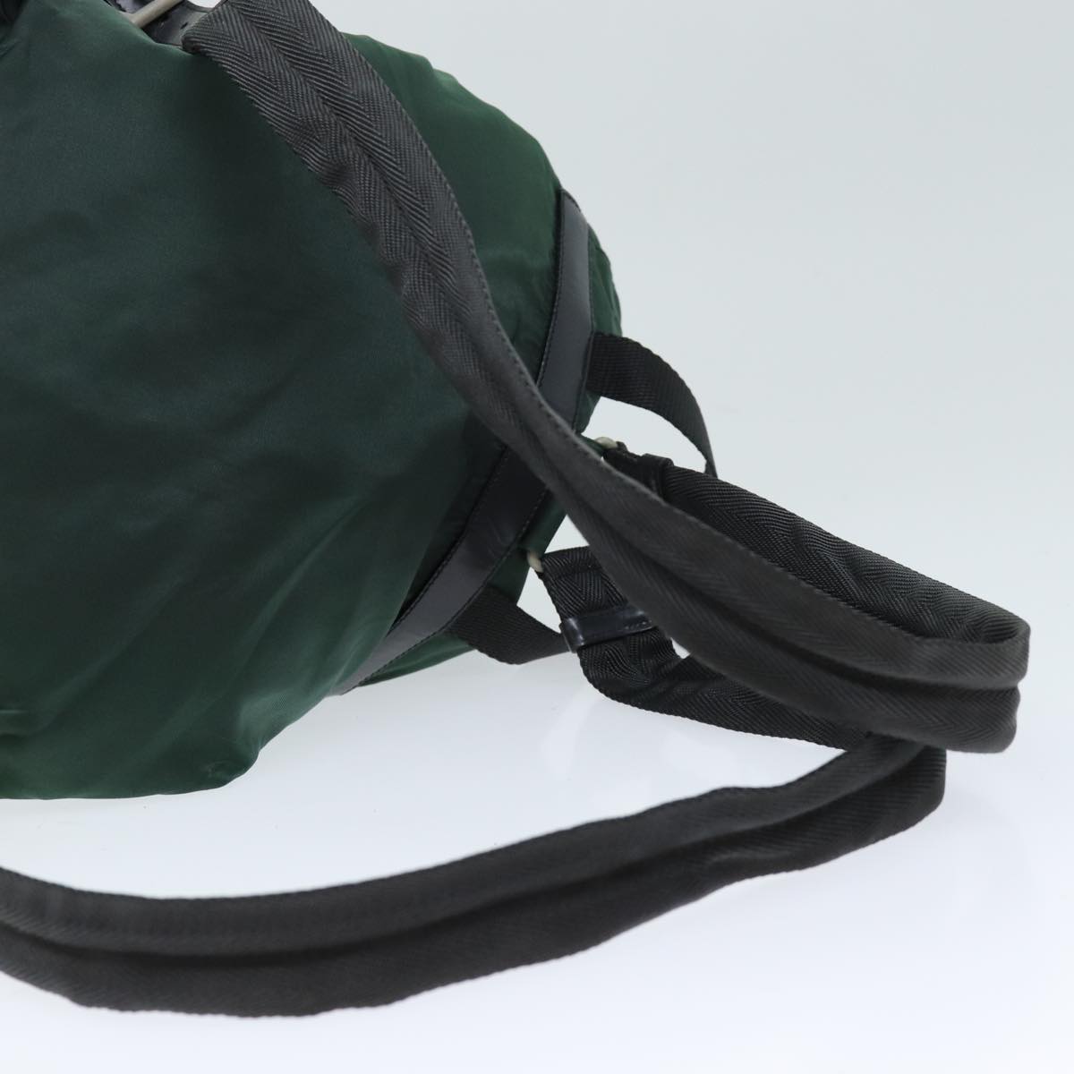 PRADA Backpack Nylon Green Auth bs13563