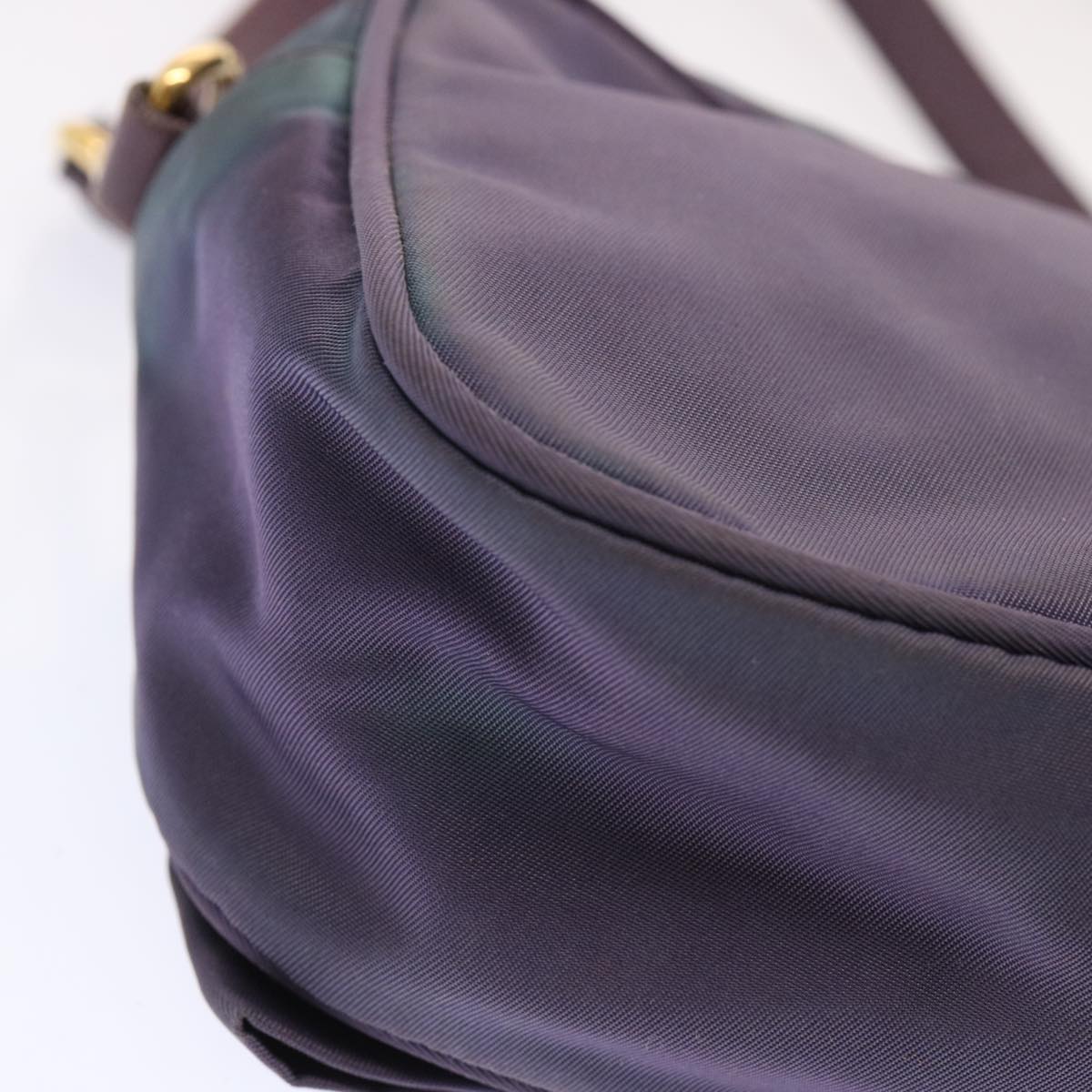 PRADA Shoulder Bag Nylon Purple Auth bs13702