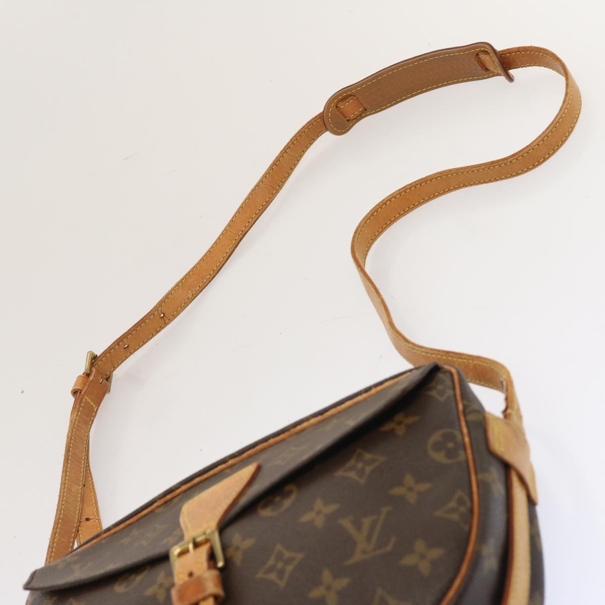 LOUIS VUITTON Monogram Jeune Fille MM Shoulder Bag M51226 LV Auth bs13741