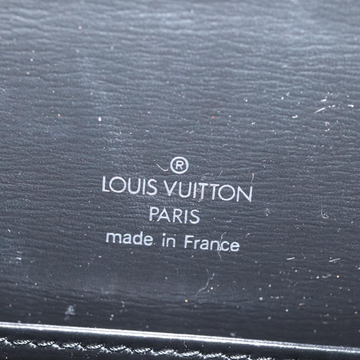 LOUIS VUITTON Epi Capuchin Shoulder Bag Black M52342 LV Auth bs13744