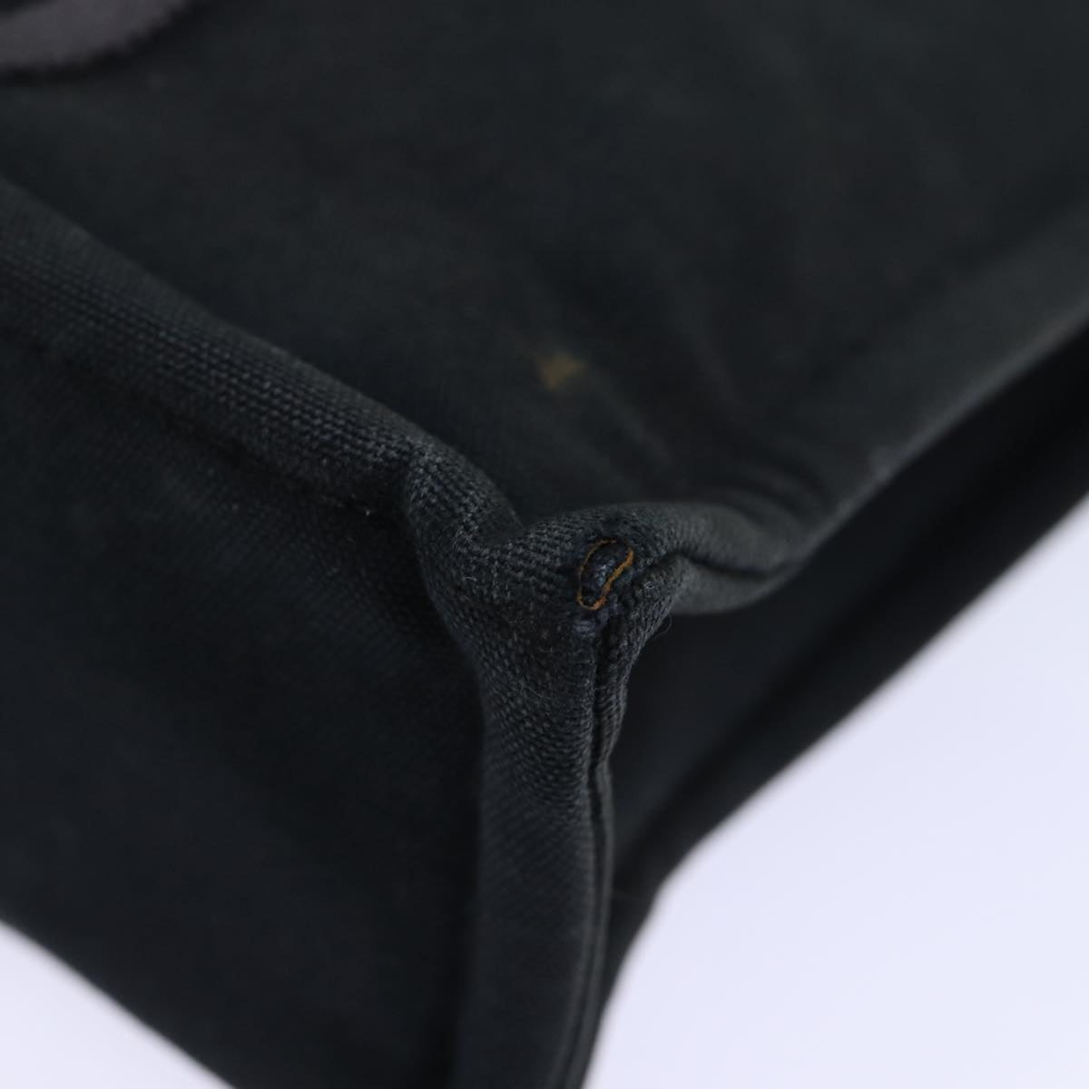 HERMES Fourre Tout PM Hand Bag Canvas Gray Auth bs13840